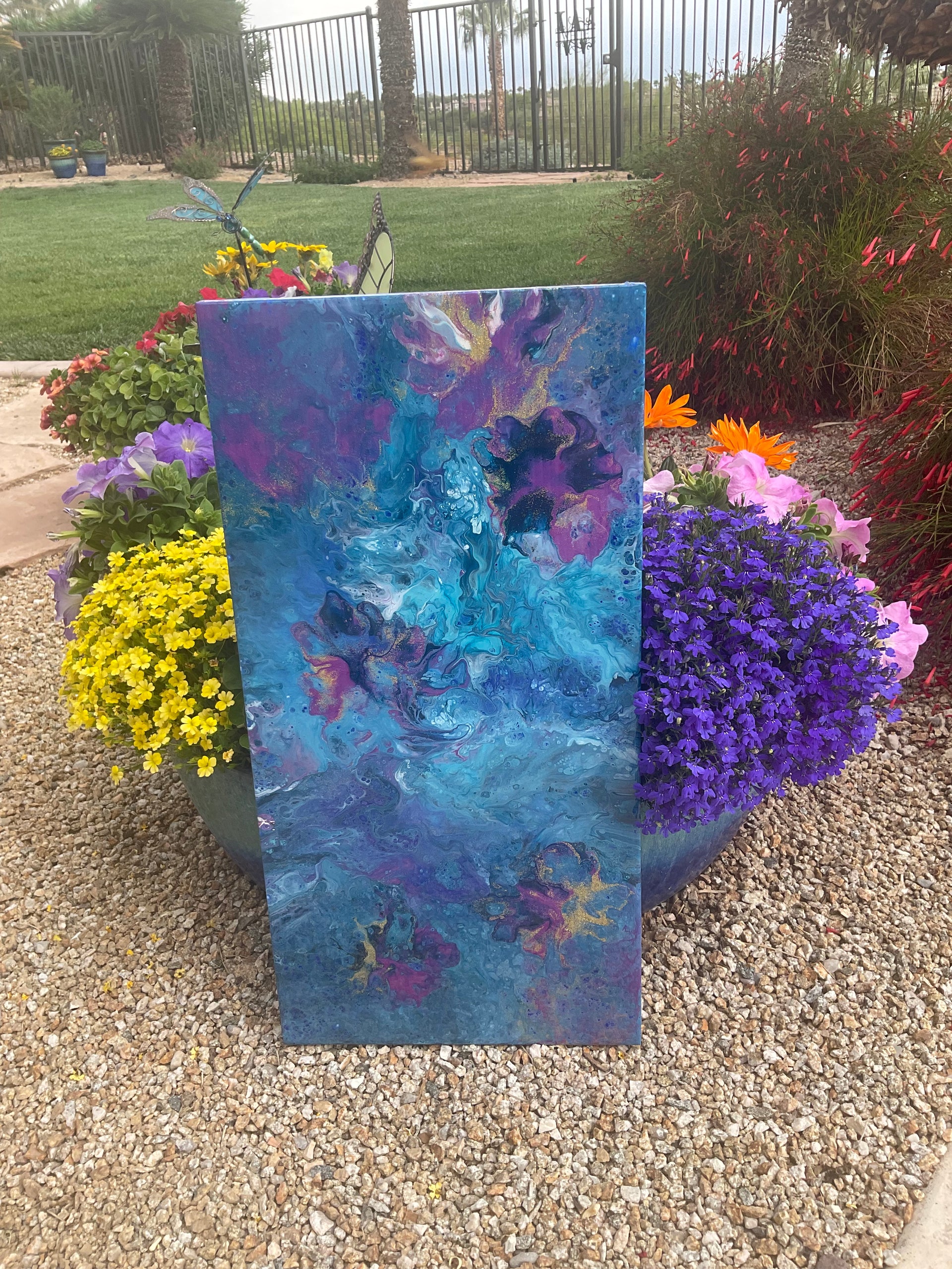 “ Flowers in the Garden”