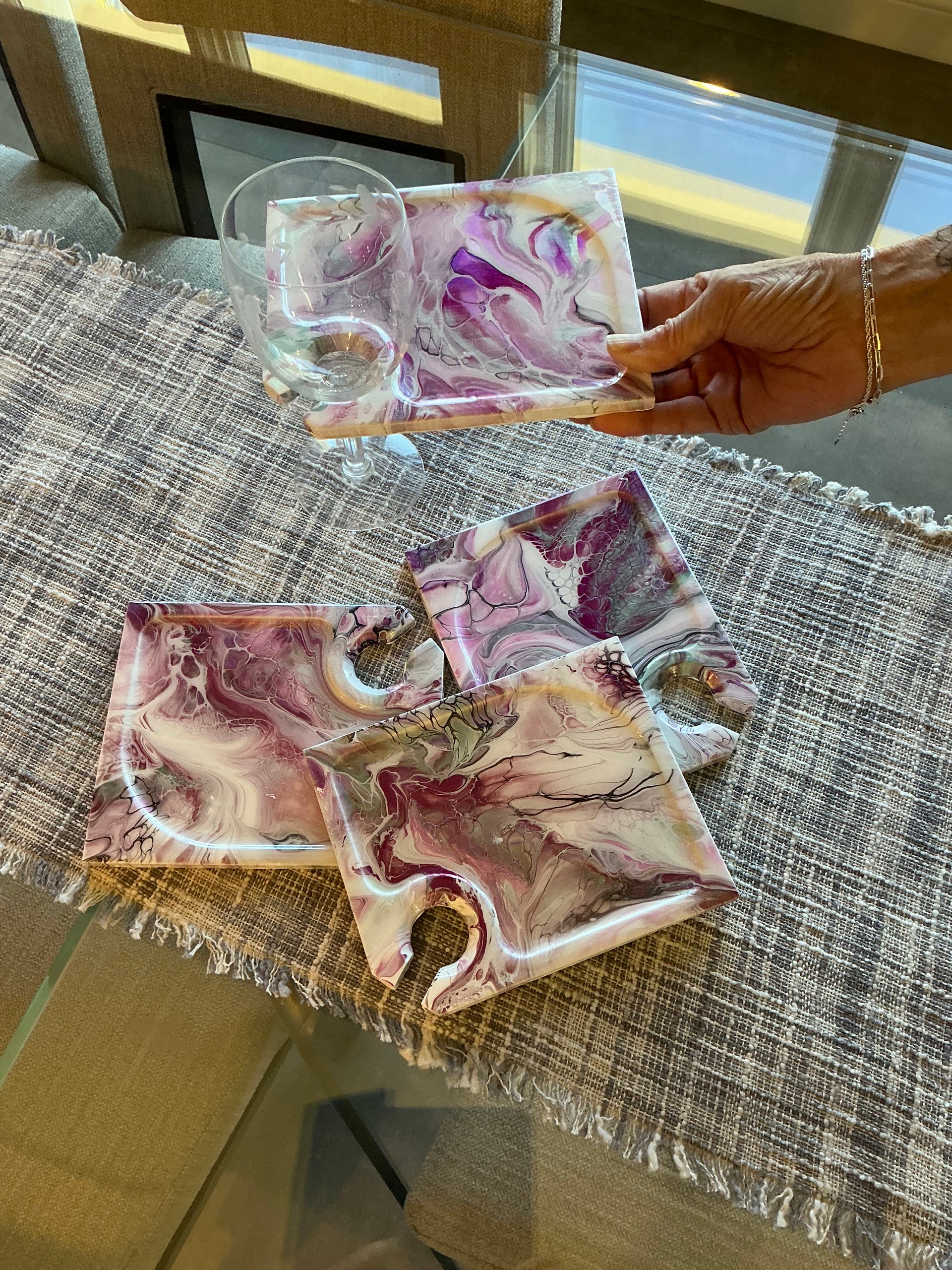 Wine Appetizer Plates