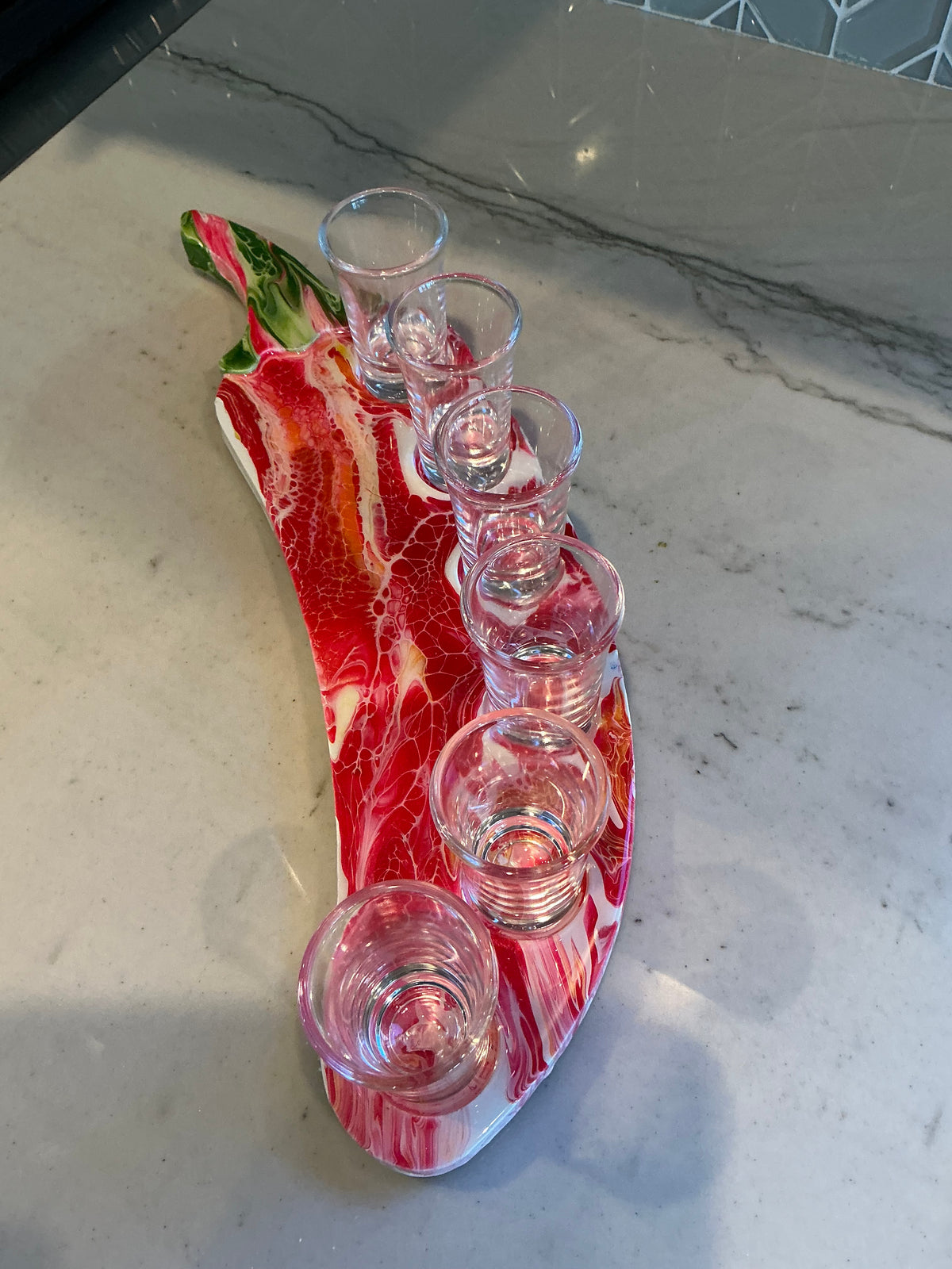 Chili Pepper Flight Board